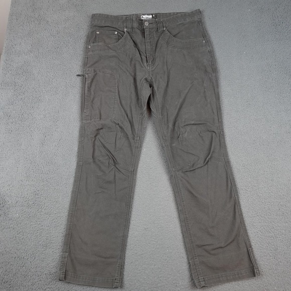 Mountain Khakis Pants Mens 35x30 Gray Classic Fit Camber Original Workwear - Picture 1 of 9